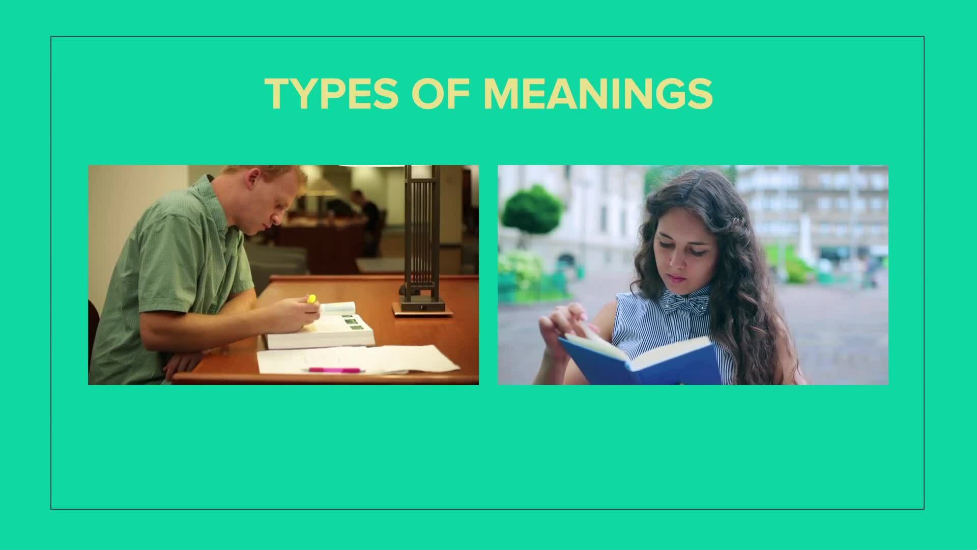 The Meaning of Words English